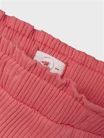 NAME IT Rib Shorts Halina Spiced Coral